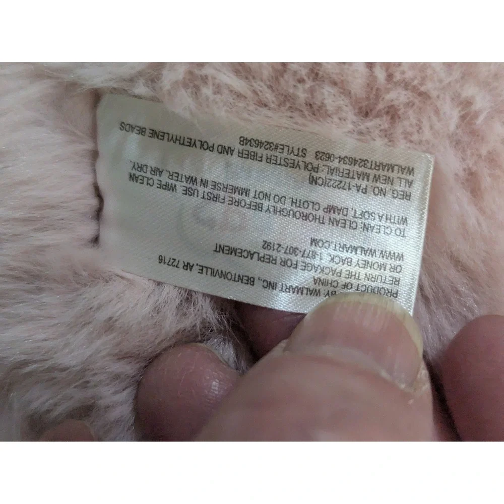 Spark Create Imagine Pink Bunny Plush Rattle Stuffed Animal Floppy Ears‎ 12 Inch